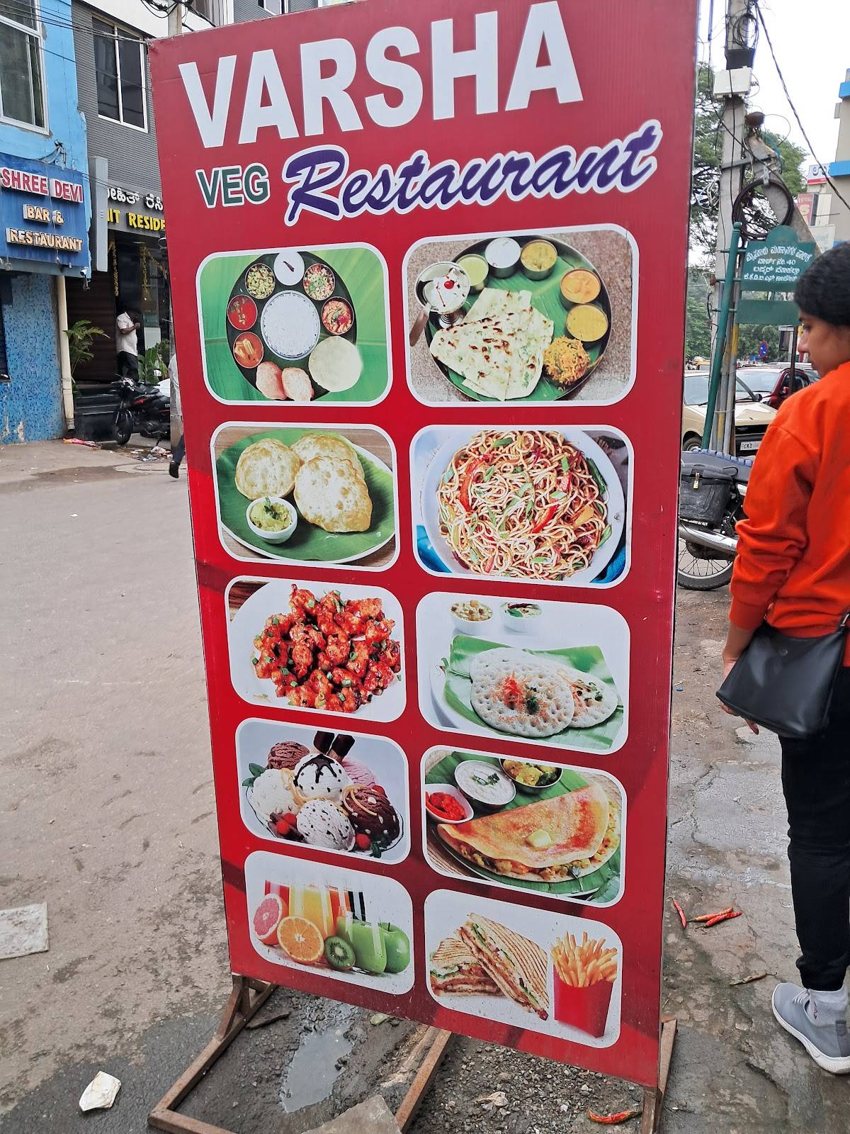 Varsha pure vegetarian menu