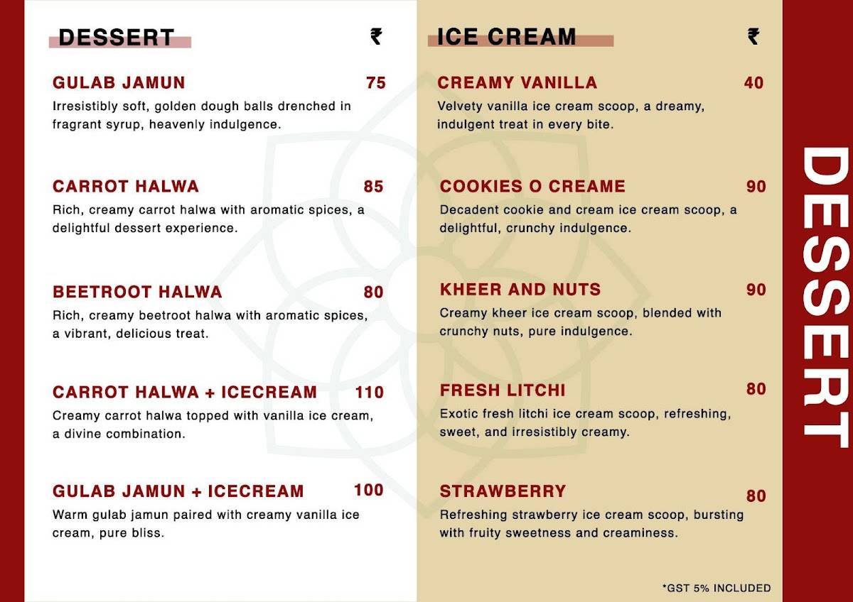 Anantam Pure Veg menu