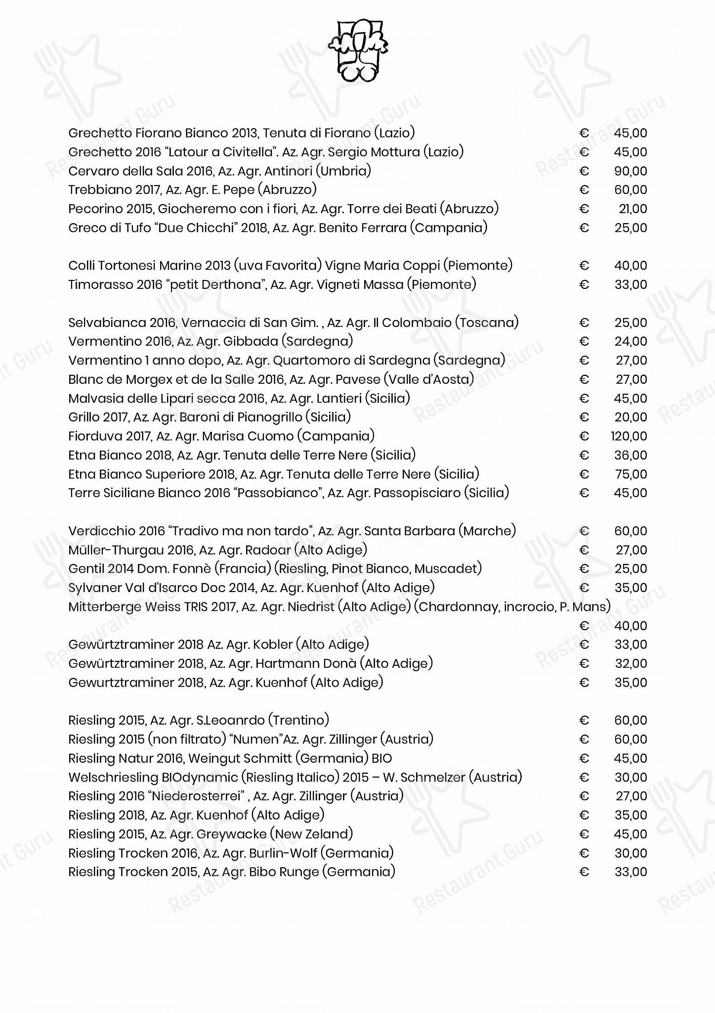 Takeaway Menu per Le Antiche Carampane in Venezia