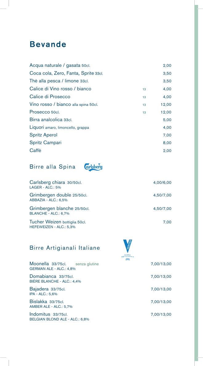 Menu di Marinato Verona 