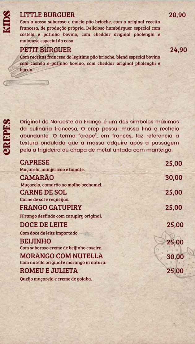 Very Pizzas cardápio