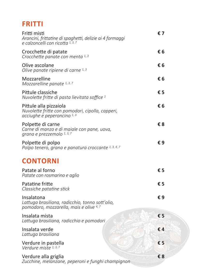 Menu di Vesuvio 