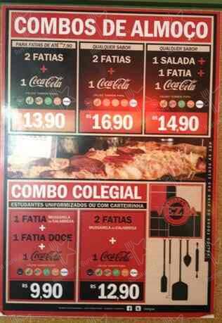 Vezpa Pizzas cardápio