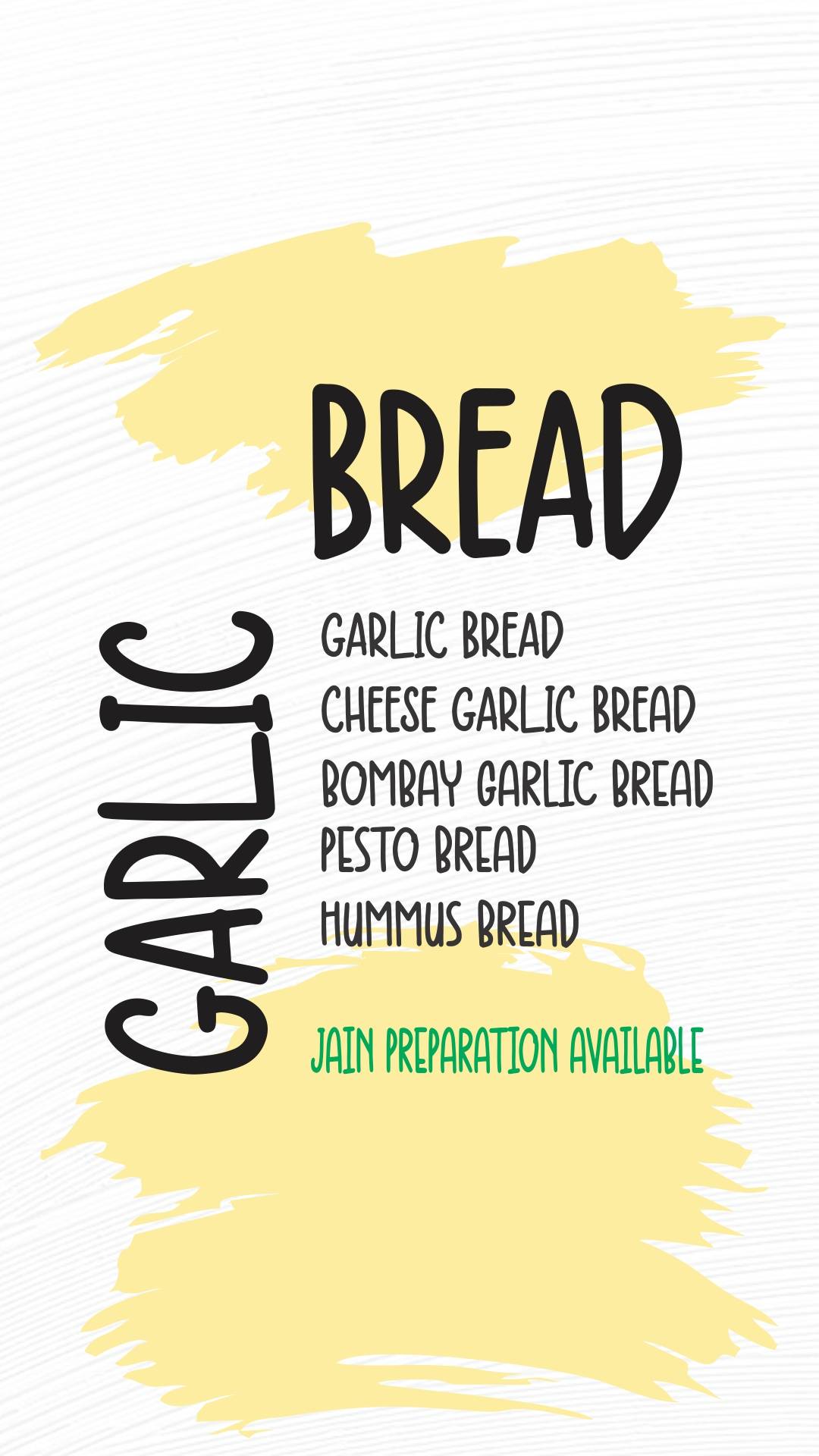 Videsi Locha menu