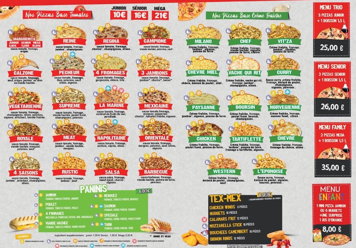 Menu de Vit'za EPONE