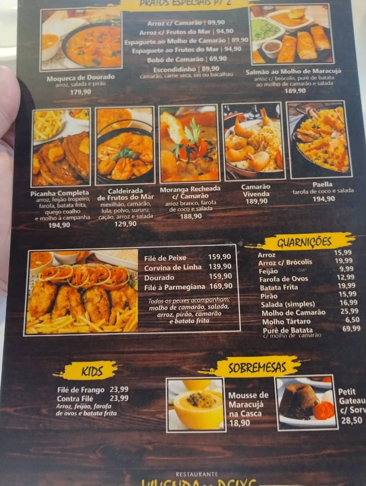 Vivenda do Peixe - Campo Grande cardápio