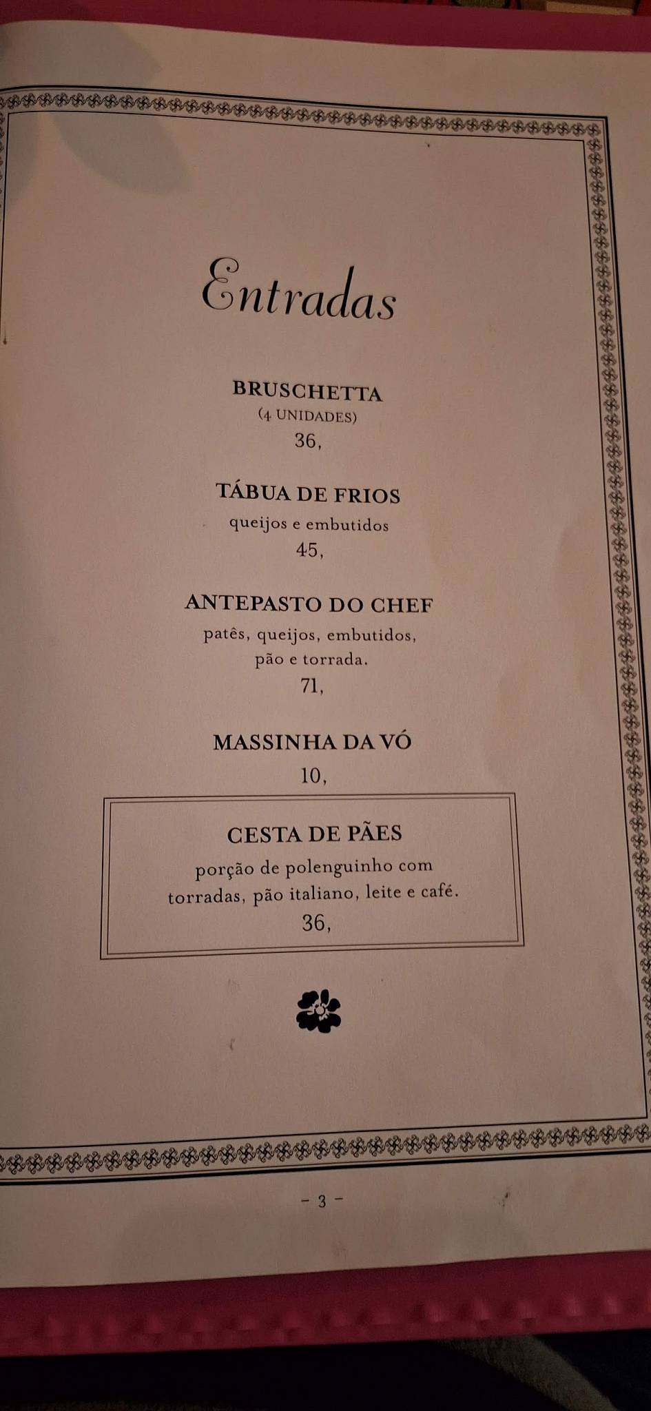 Vó Bertila Pizza & Pasta cardápio