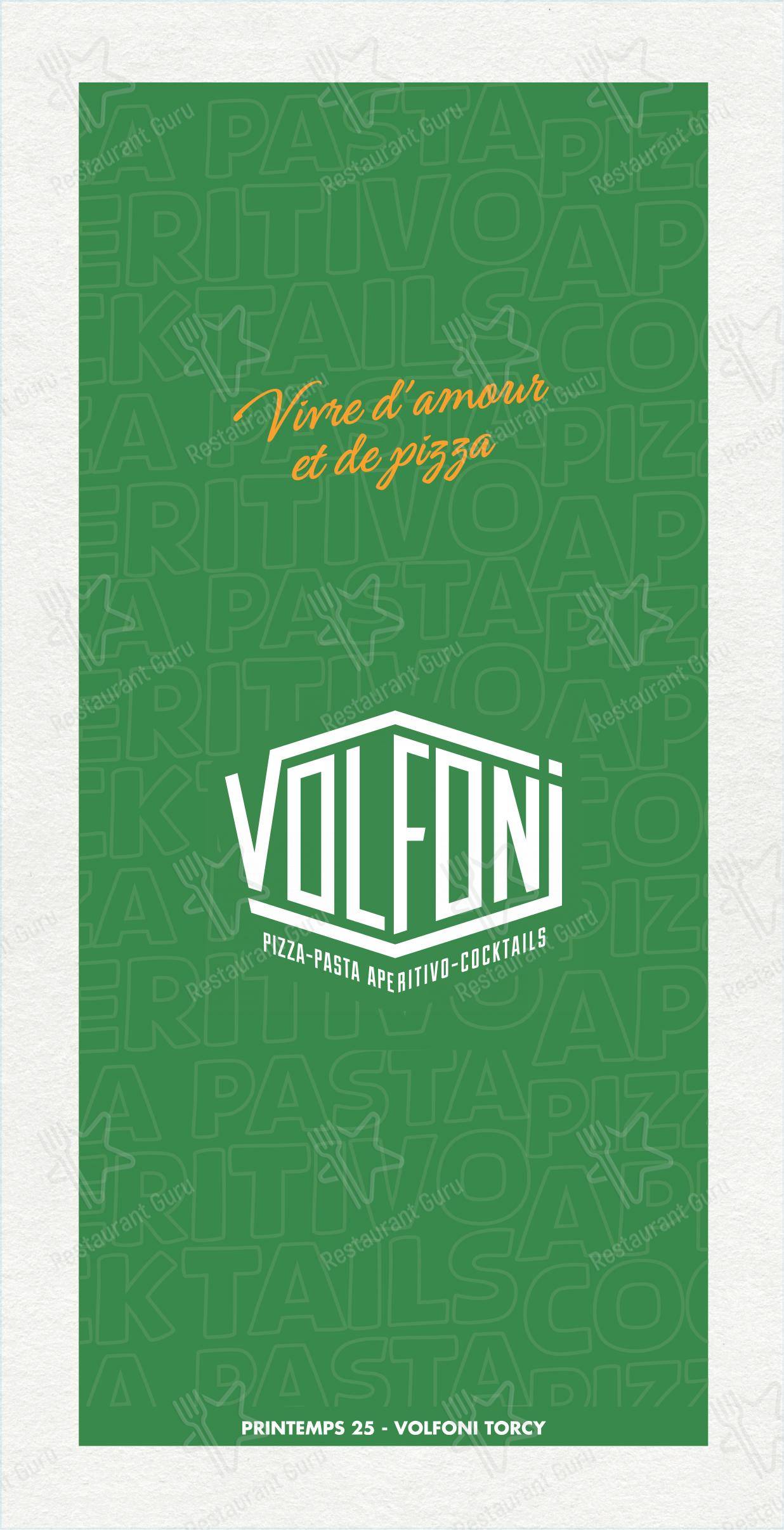 Volfoni Torcy dans Torcy - Menu