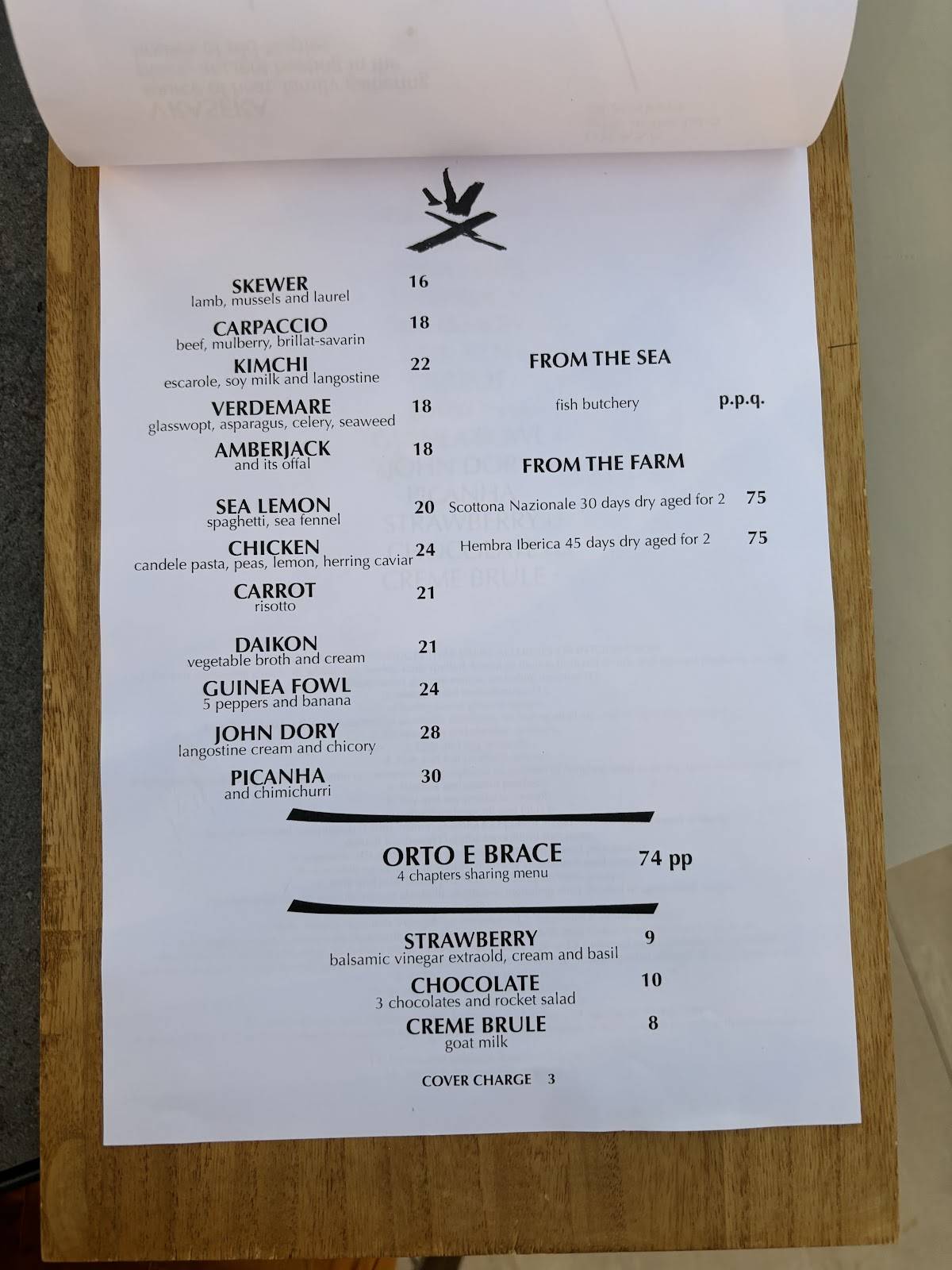 Menu di Vrasa 