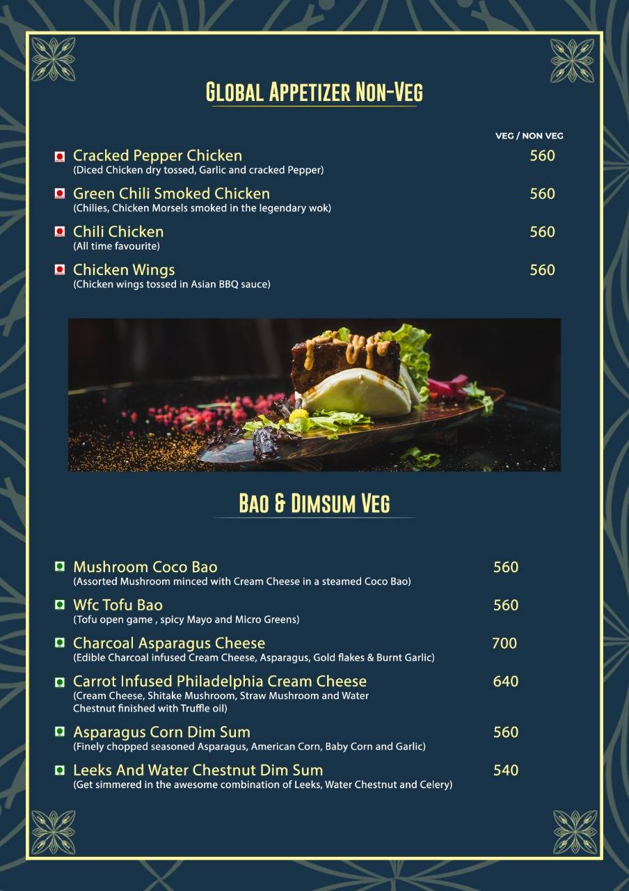 Wafira menu