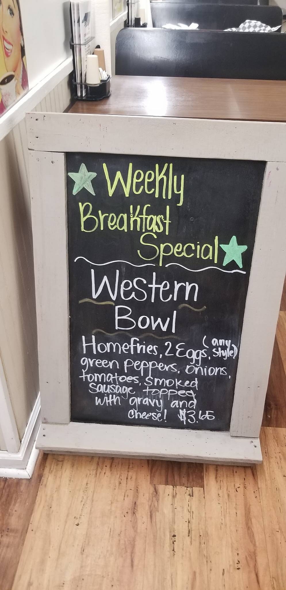 Menu at Wallburg Diner restaurant, Wallburg, NC109