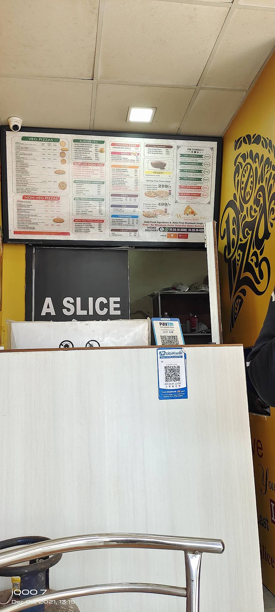 Western Pizza Hub menu