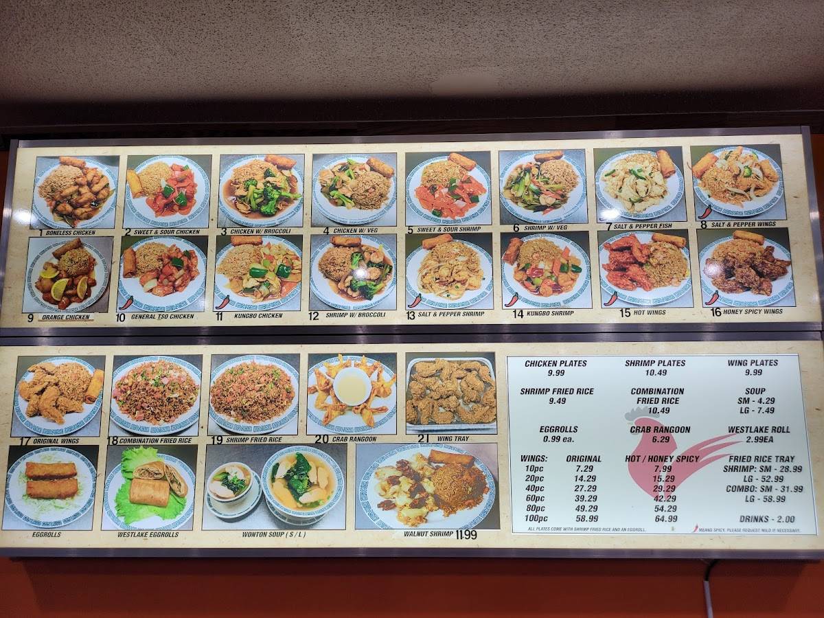 Menu at Westlake Wings & Chinese Food restaurant, Westlake