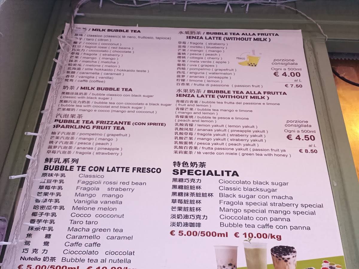 Menu di Wok & Tea 