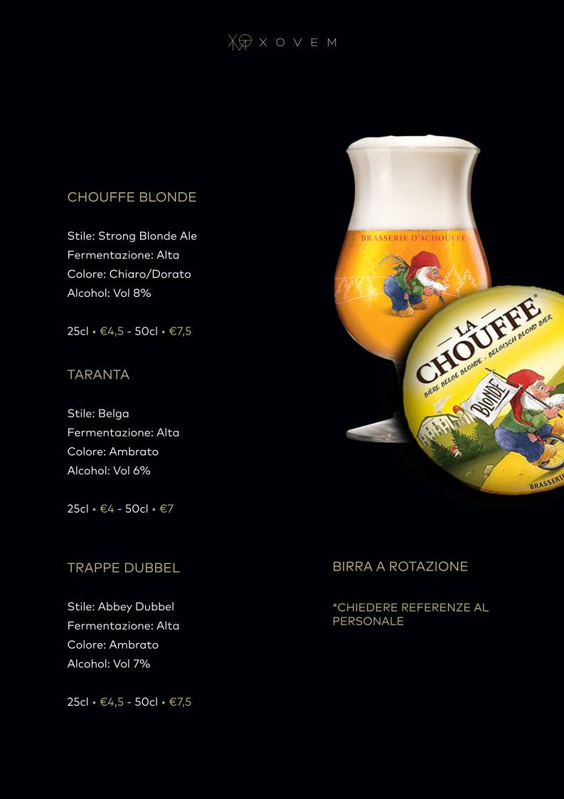 Menu di X-OVEM Cafe/Drink/Food 