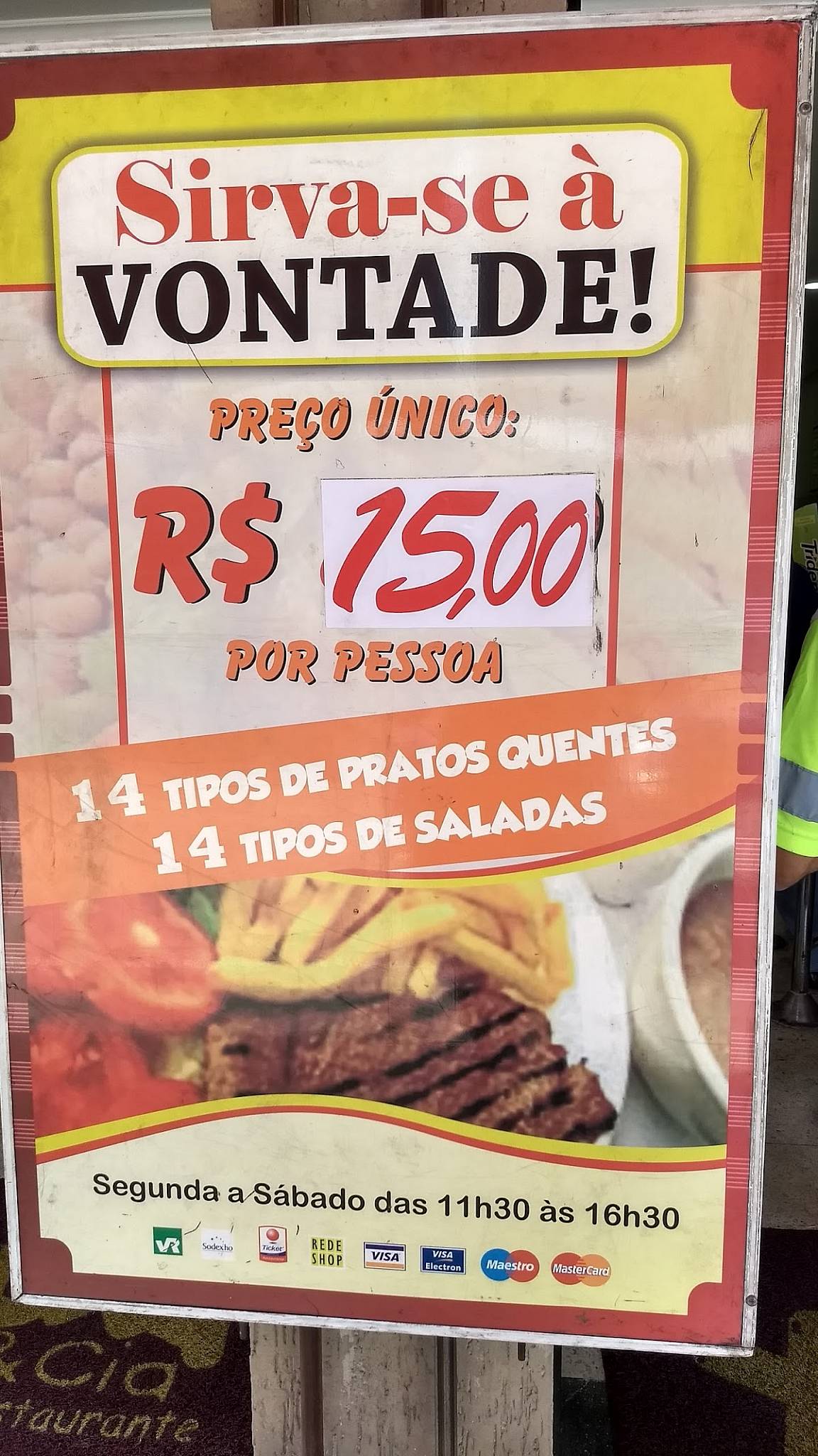 Xuxa e Cia cardápio