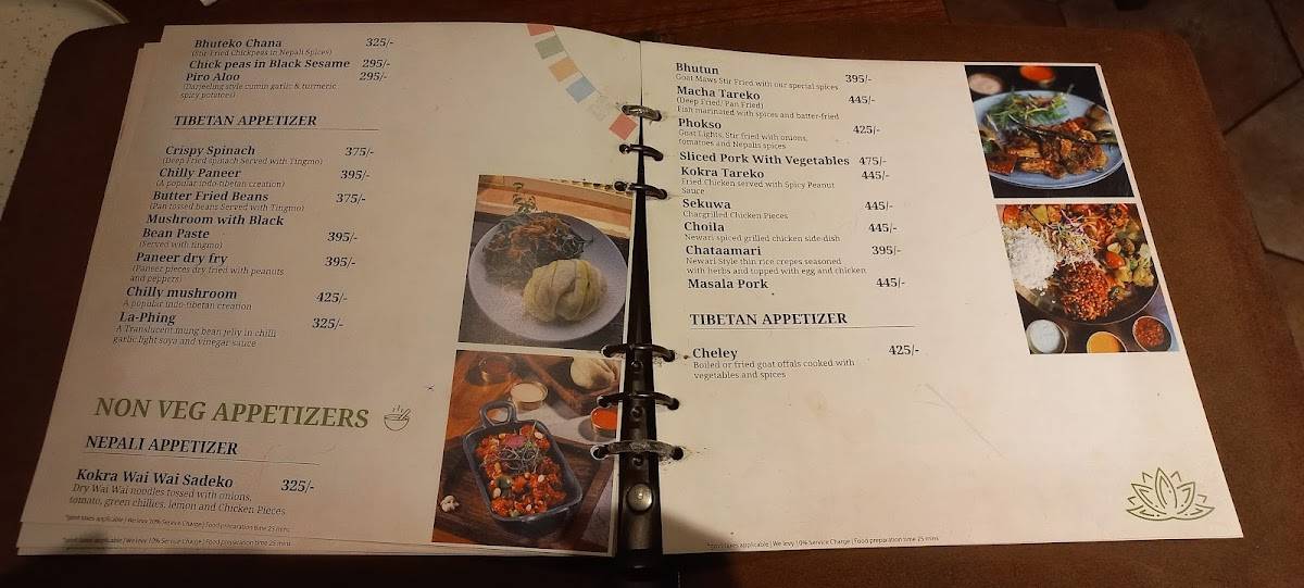 Yeti - The Himalayan Kitchen menu
