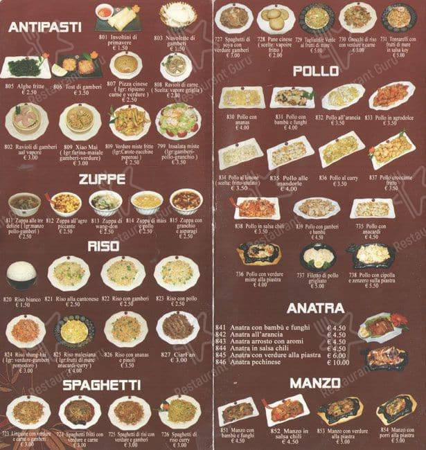 Menu di Zen Garden 