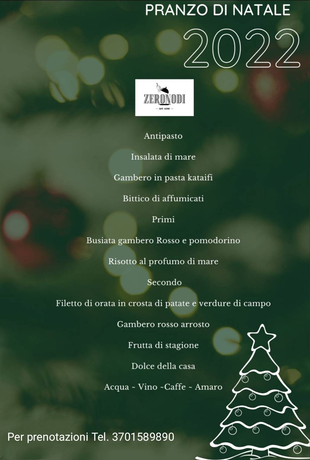 Menu di Zeronodi 