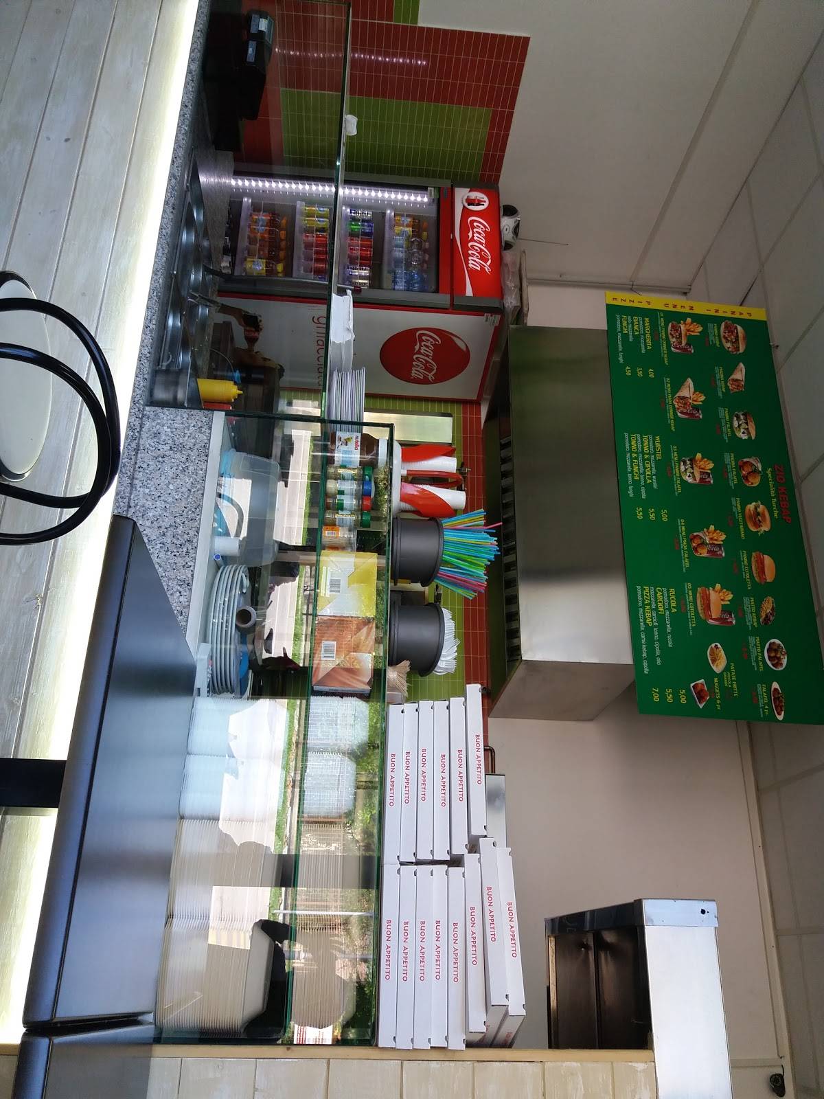 Menu di Zio Kebab pıeve dı cento 