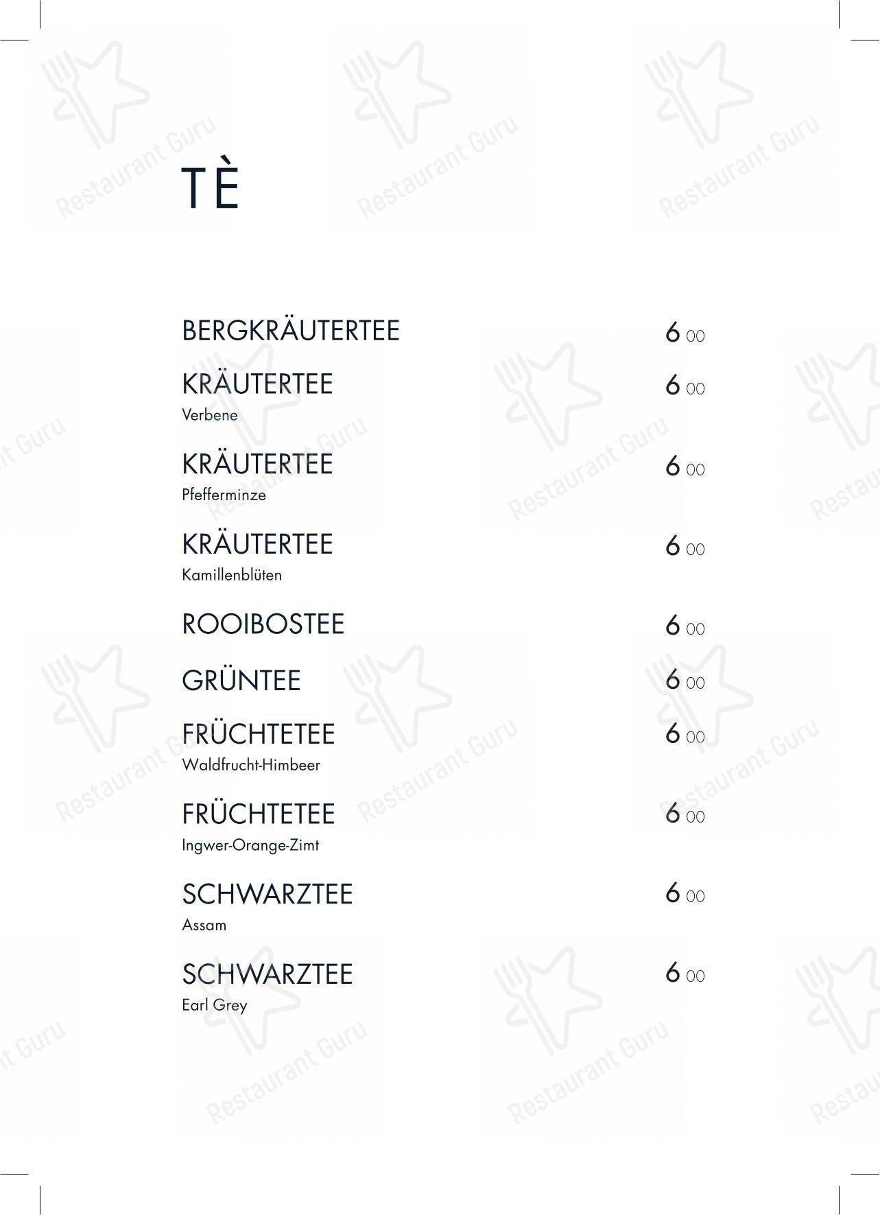 Menu di Café Luna - Menu