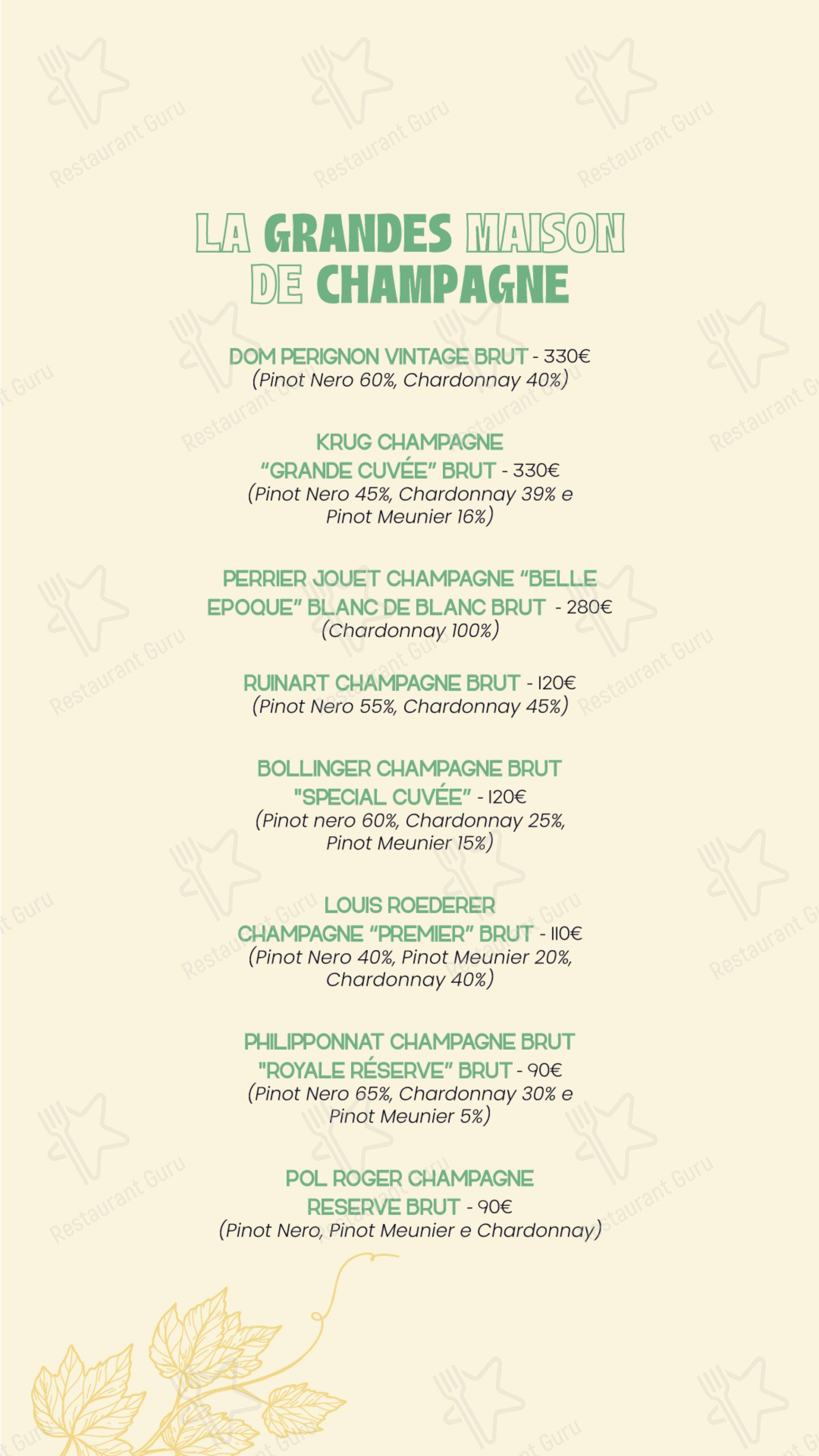 Menu per DOLCE VITA Italian Bar pub & bar