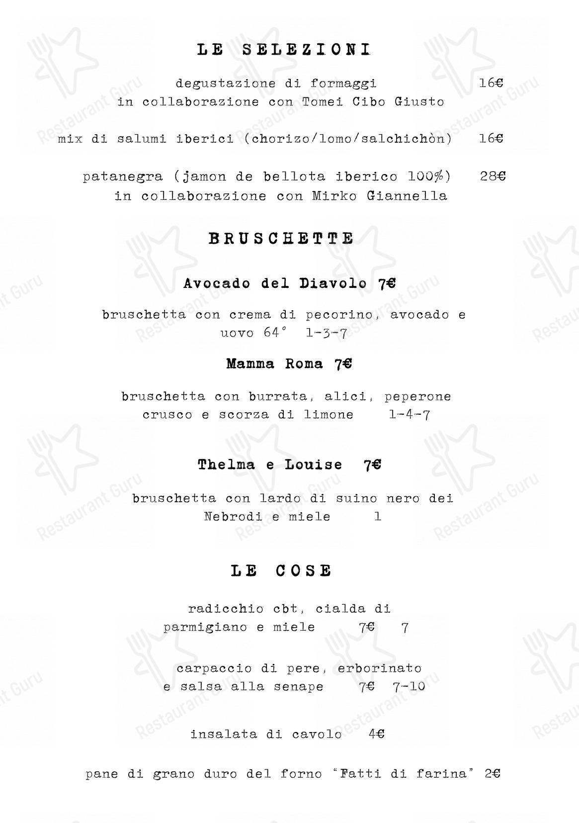 Menu per FASSANGUE_ La Bottega ristorante