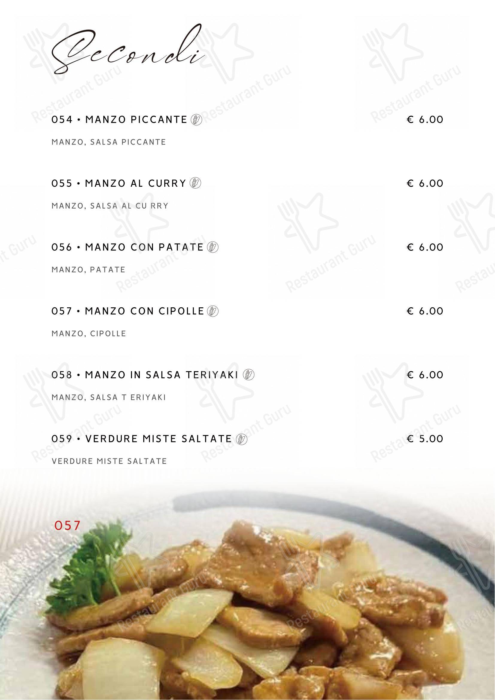 Gohan in Curno - Menu bar