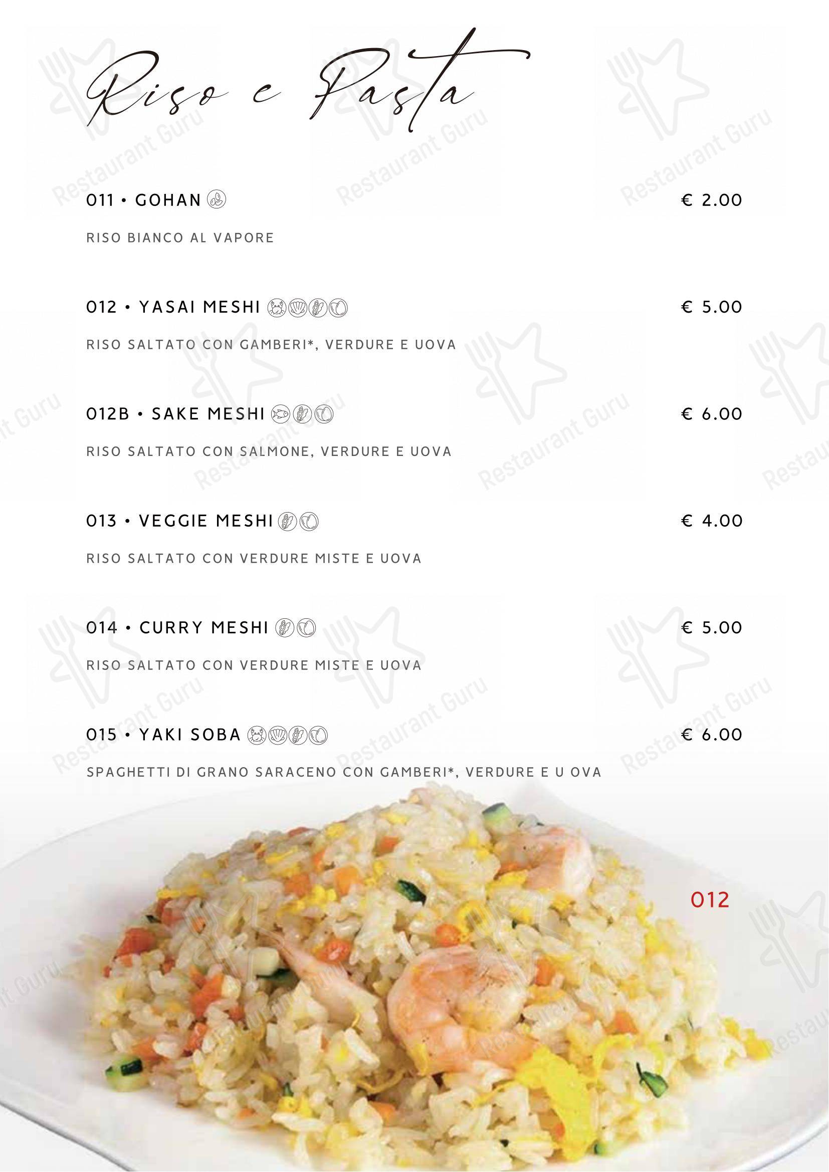 Menu per Gohan in Curno