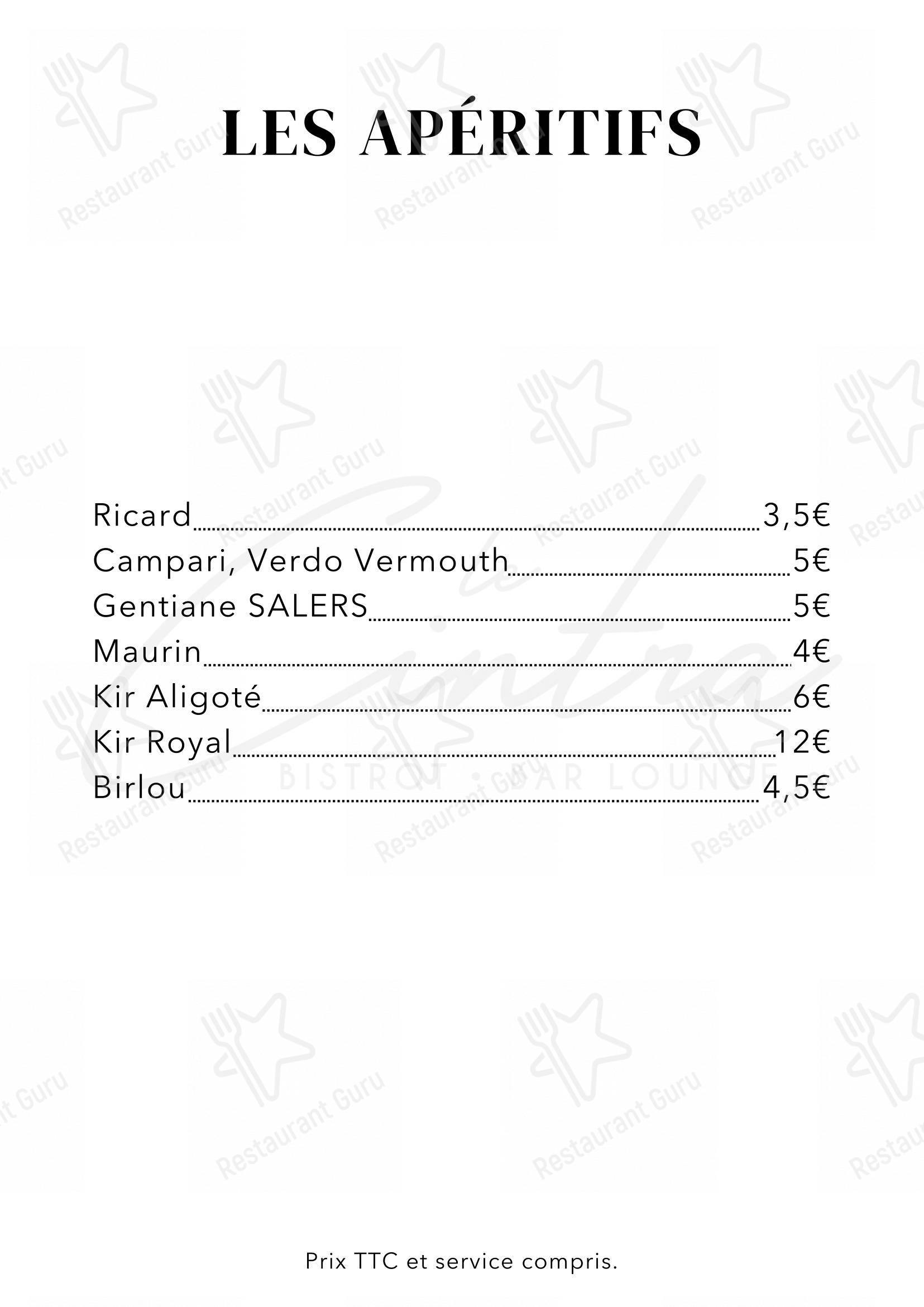 Hôtel Le Régina - Le Puy en Velay dans Le Puy-en-Velay - Menu bar