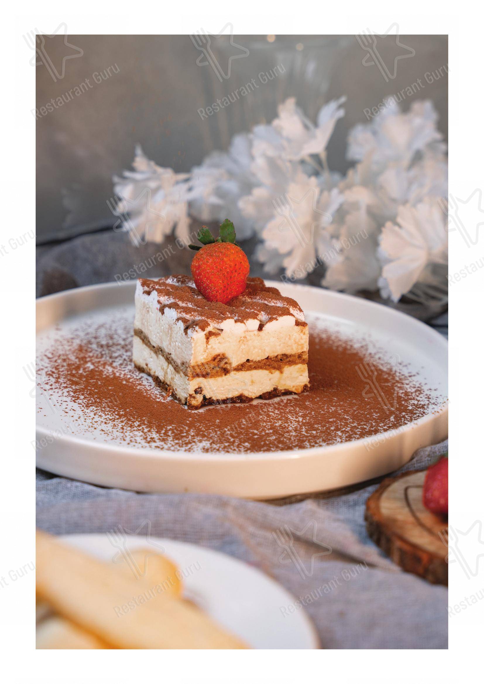 Menu for the Hug A Mug cafe