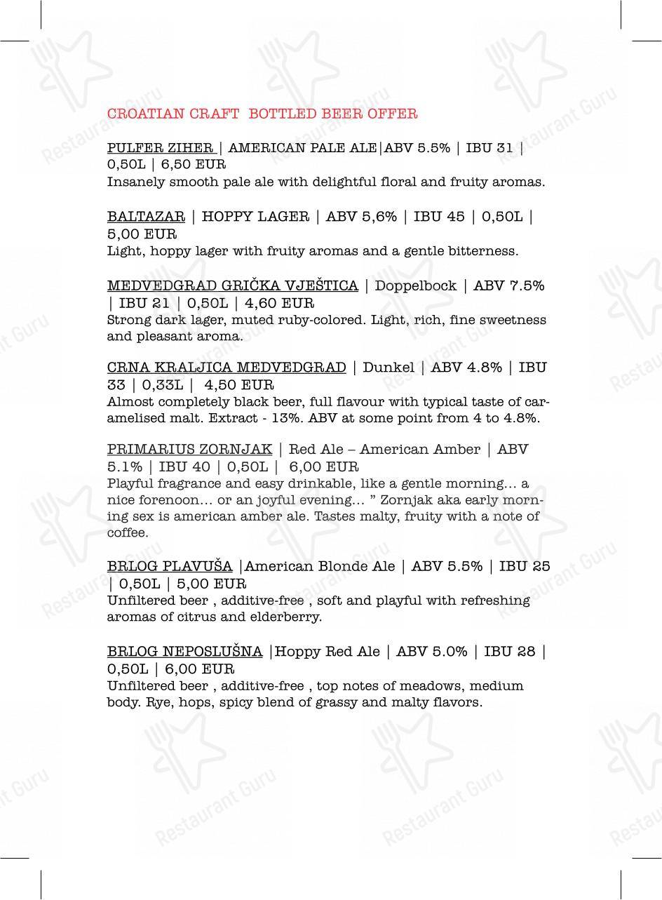 Menu per King's Cafe & Coffee Bar caffè bar