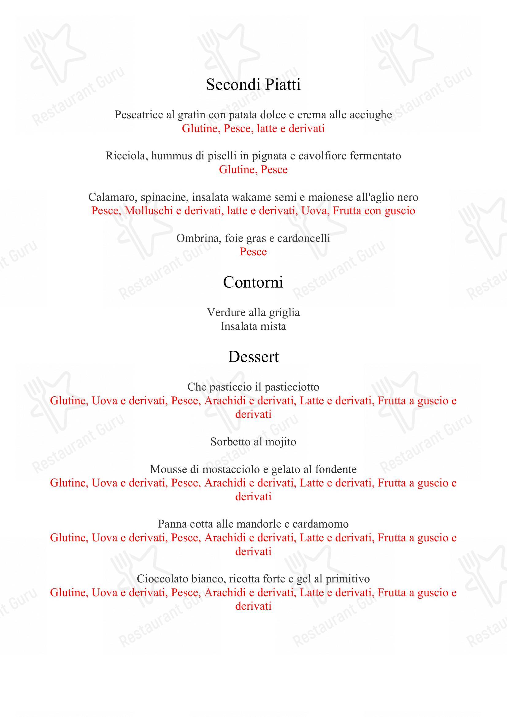 LaltroBaffo Ristorante in Otranto - Menu