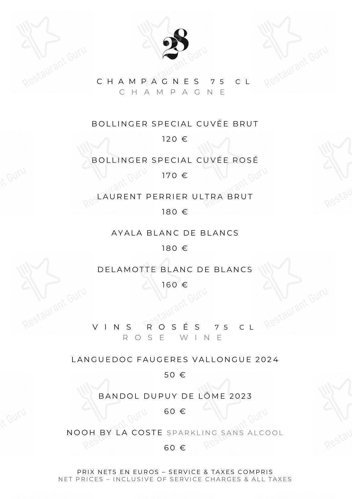 Детское pour Le Pavillon de la Reine restaurant