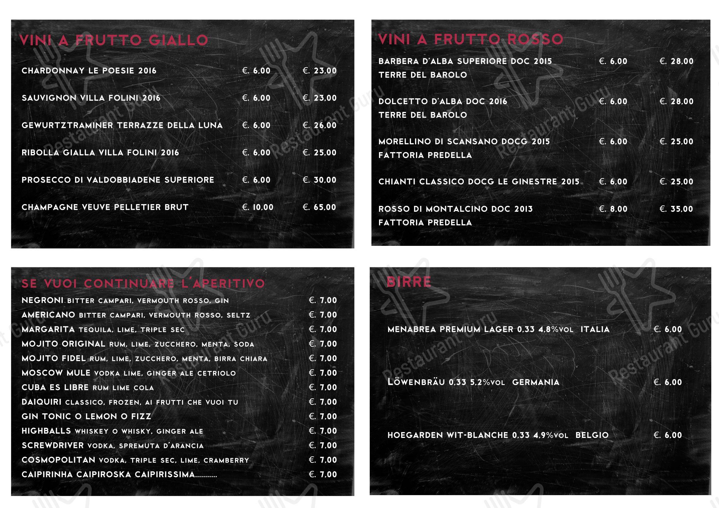 Menu di MAGENTINO BISTRONOMIA MILANESE - Детское