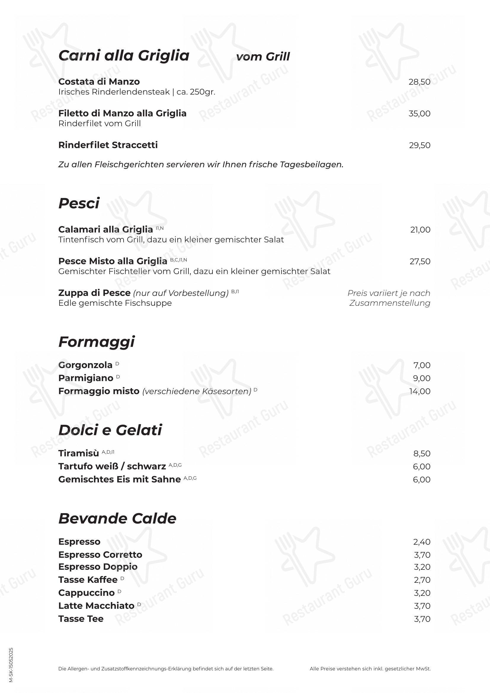 菜单 pour Modesto's dans Vaterstetten