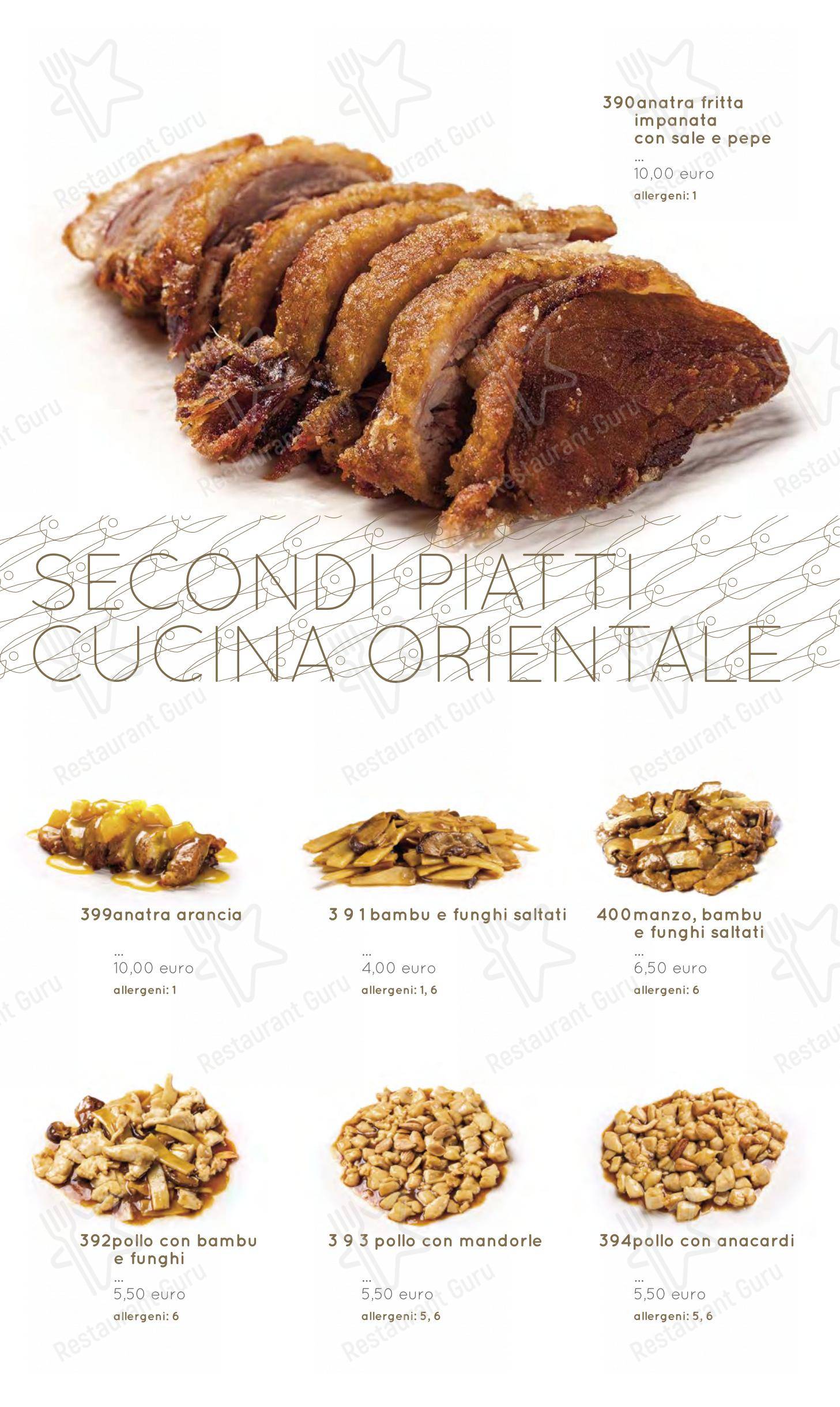 Moyà Asian Fusion Restaurant in Empoli - Menu bar