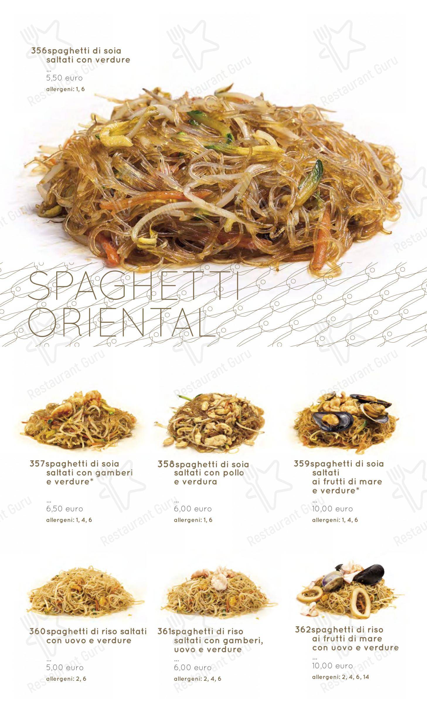 Moyà Asian Fusion Restaurant in Empoli - Menu bar