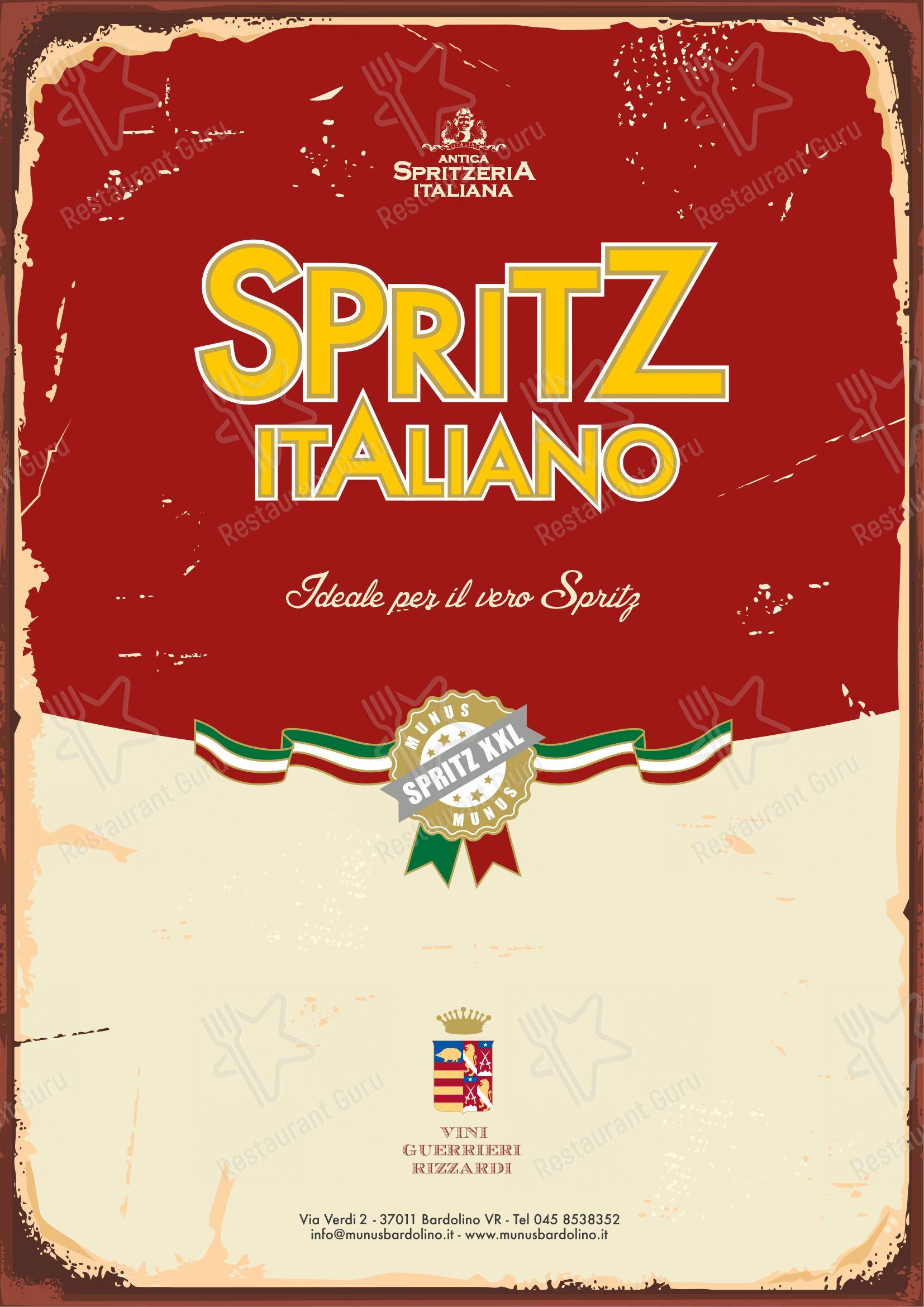 Menu per Munus pub & bar