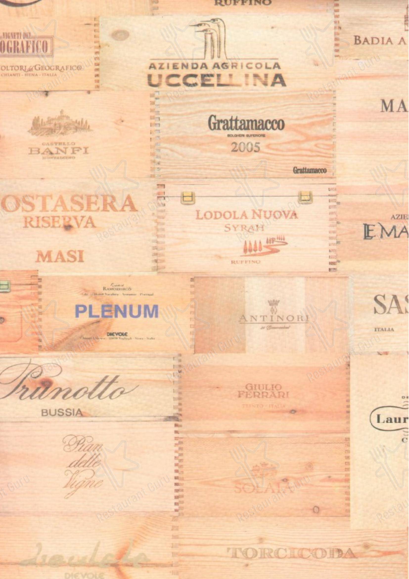 Menu di Papillon - Menu
