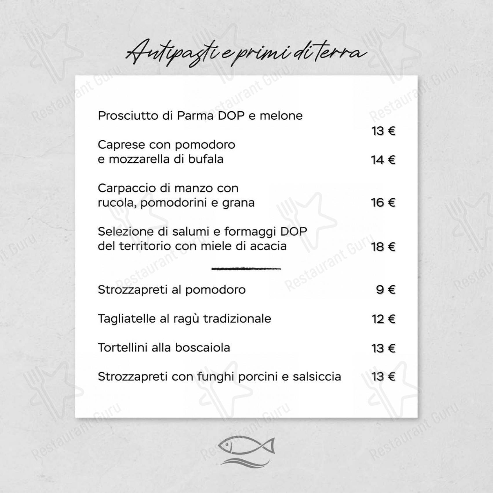 Ristorante Al Moccolo in Rimini - 菜单