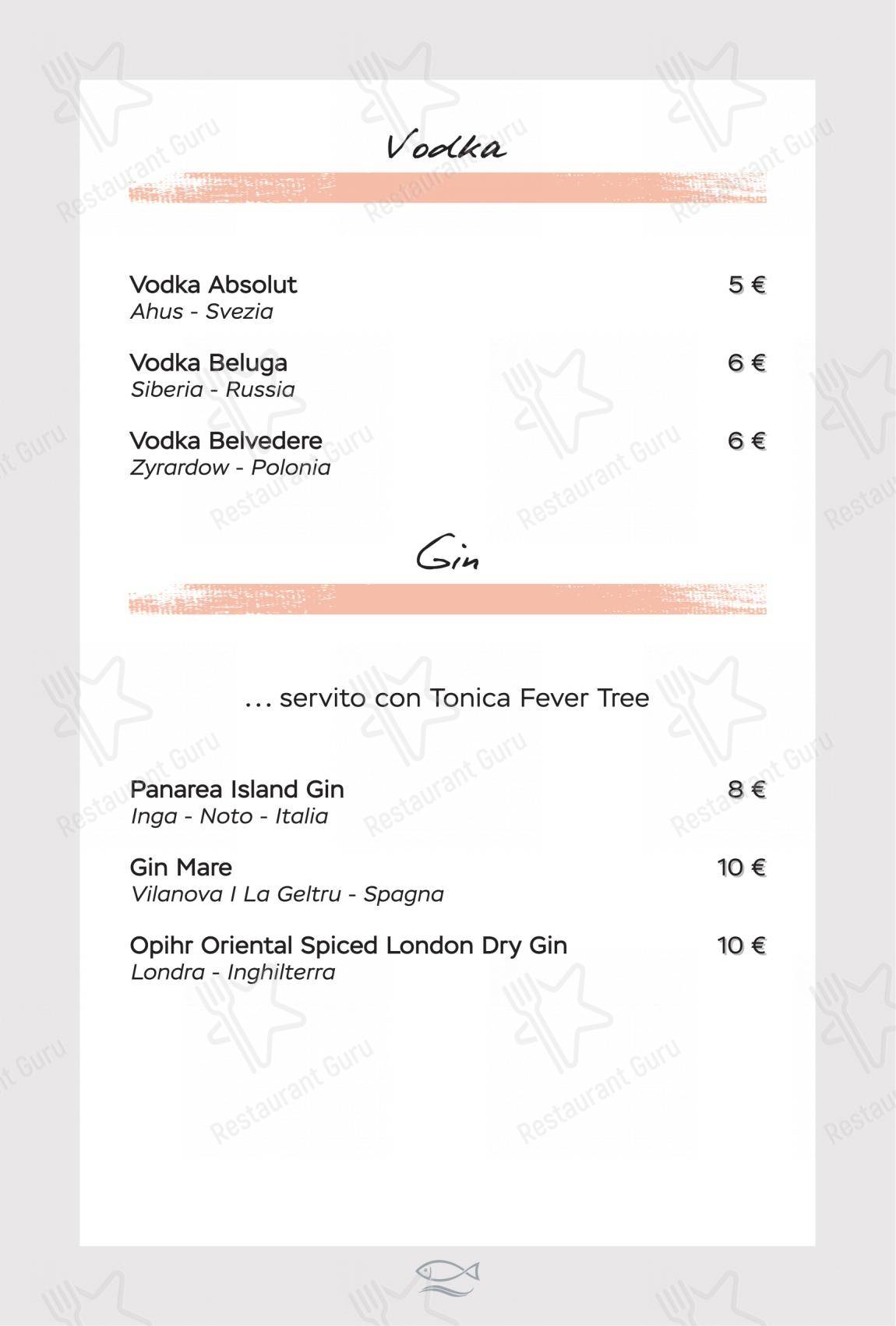 Menu per Ristorante Al Moccolo ristorante