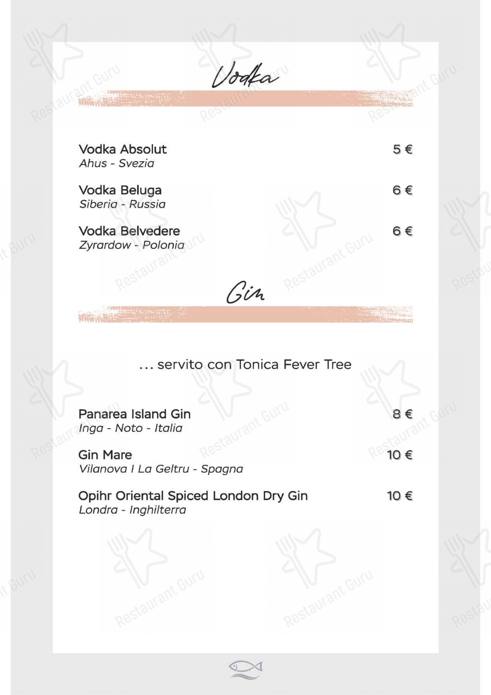 Menu per Ristorante Al Moccolo in Rimini