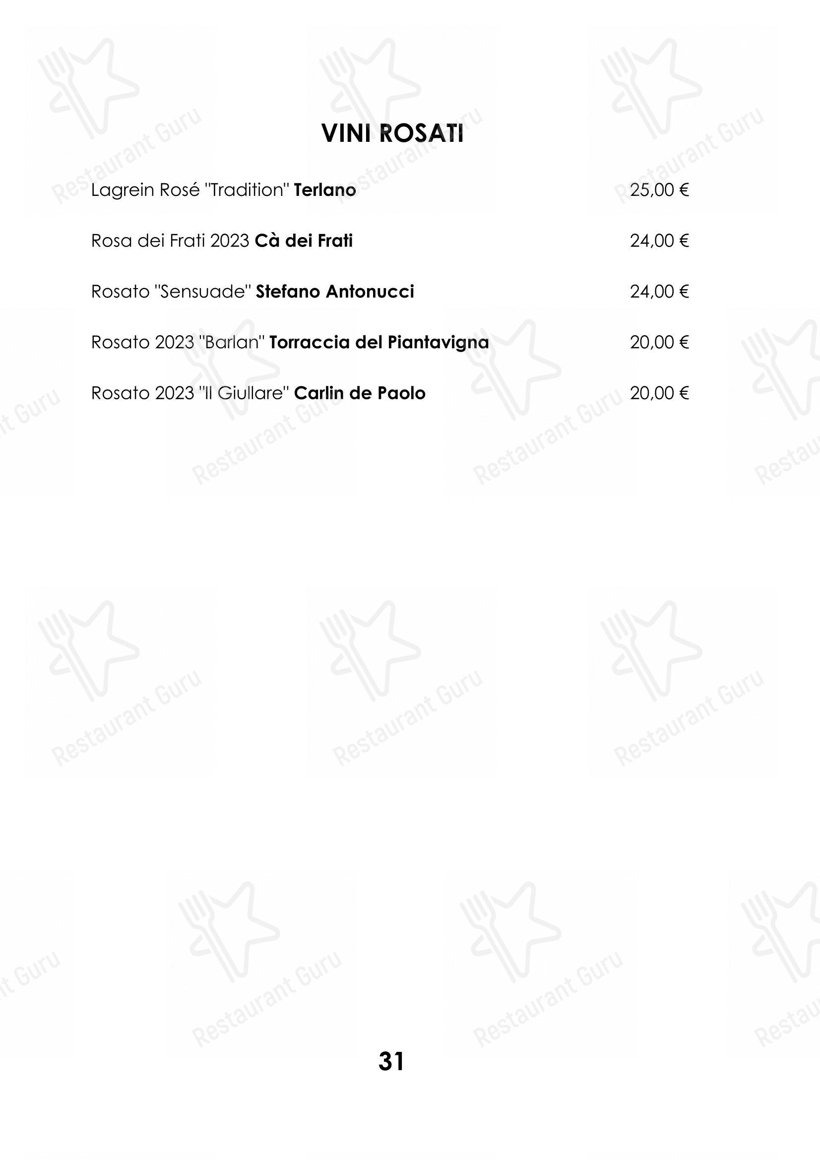 Основное меню per Ristorante Cocchi in Parma