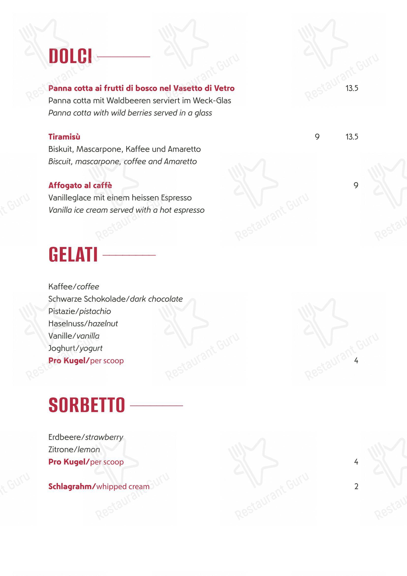 Menu di Ristorante Da Roberto - Основное меню