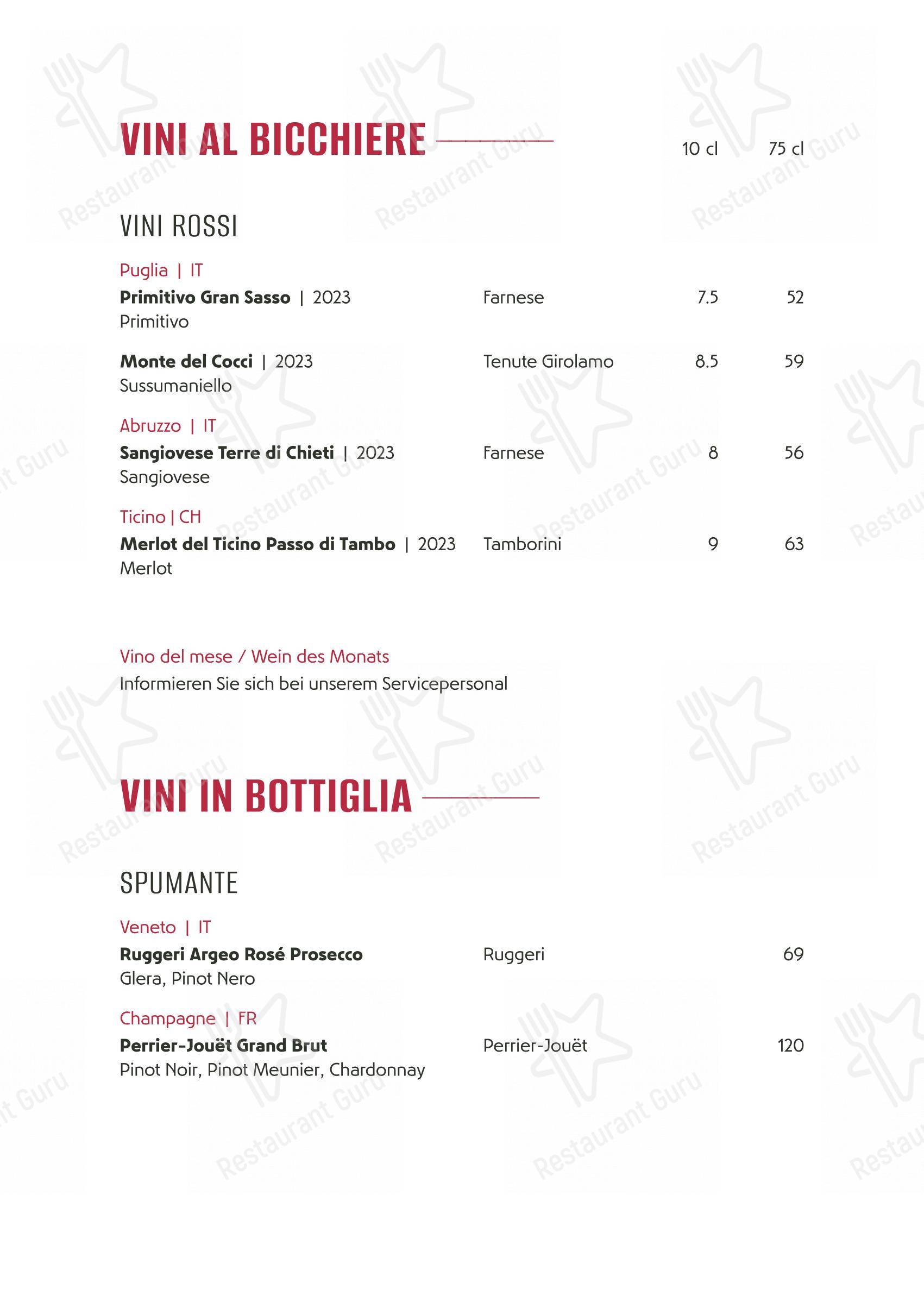 Коктейльная карта per Ristorante Da Roberto in Basilea