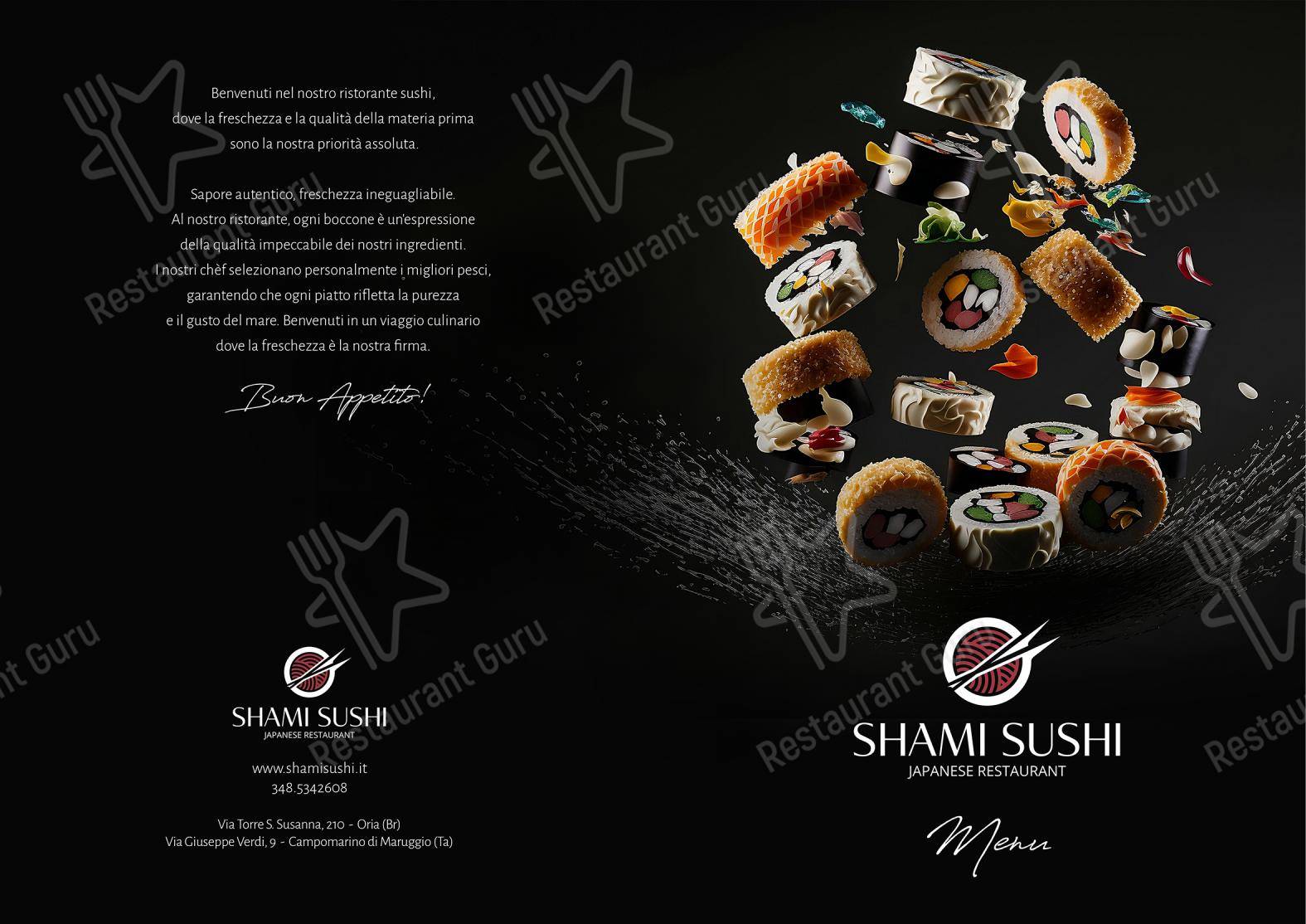 Menu di Shami Sushi - Menu