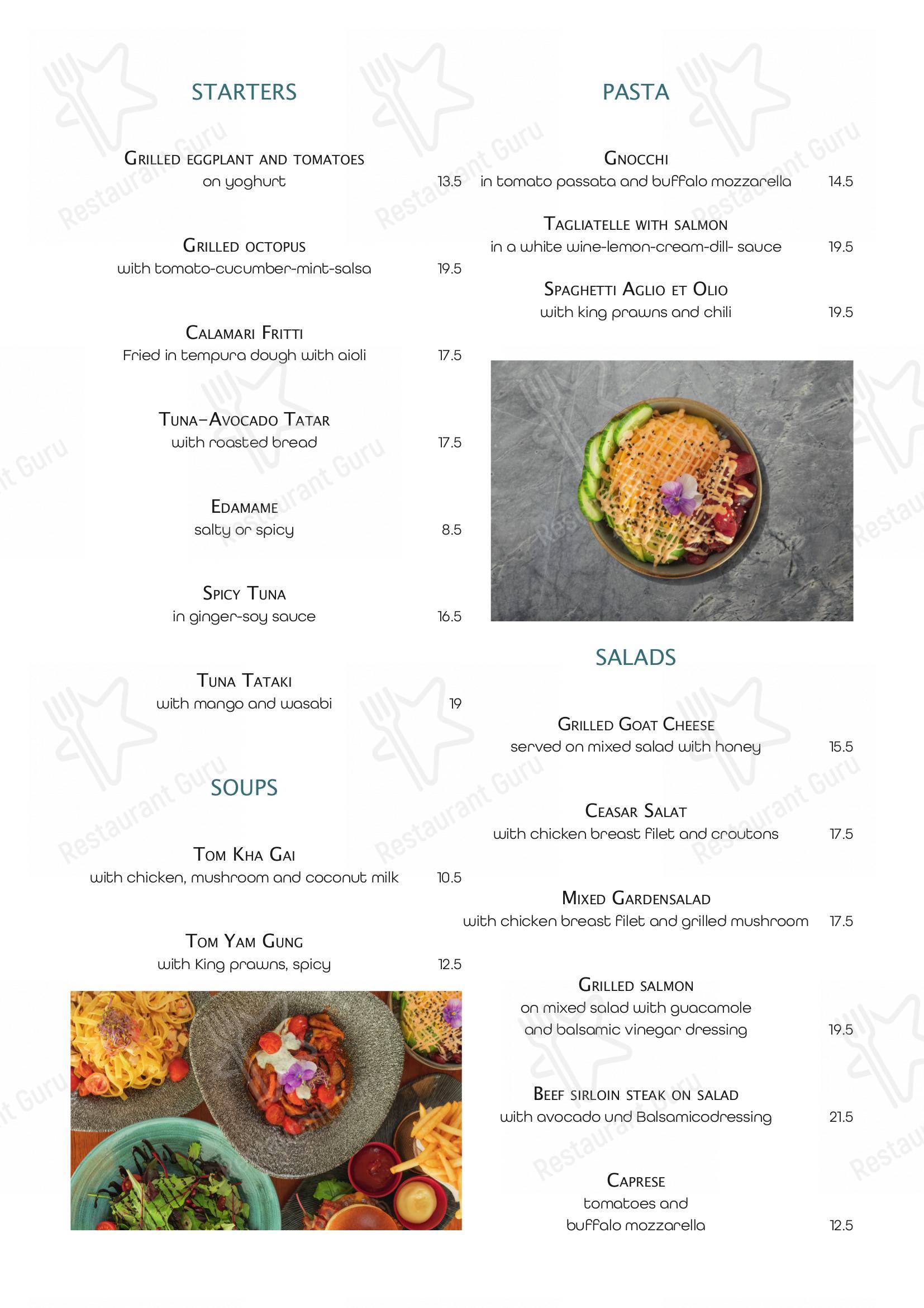 Strandhouse Starnberg dans Starnberg - Menu bar