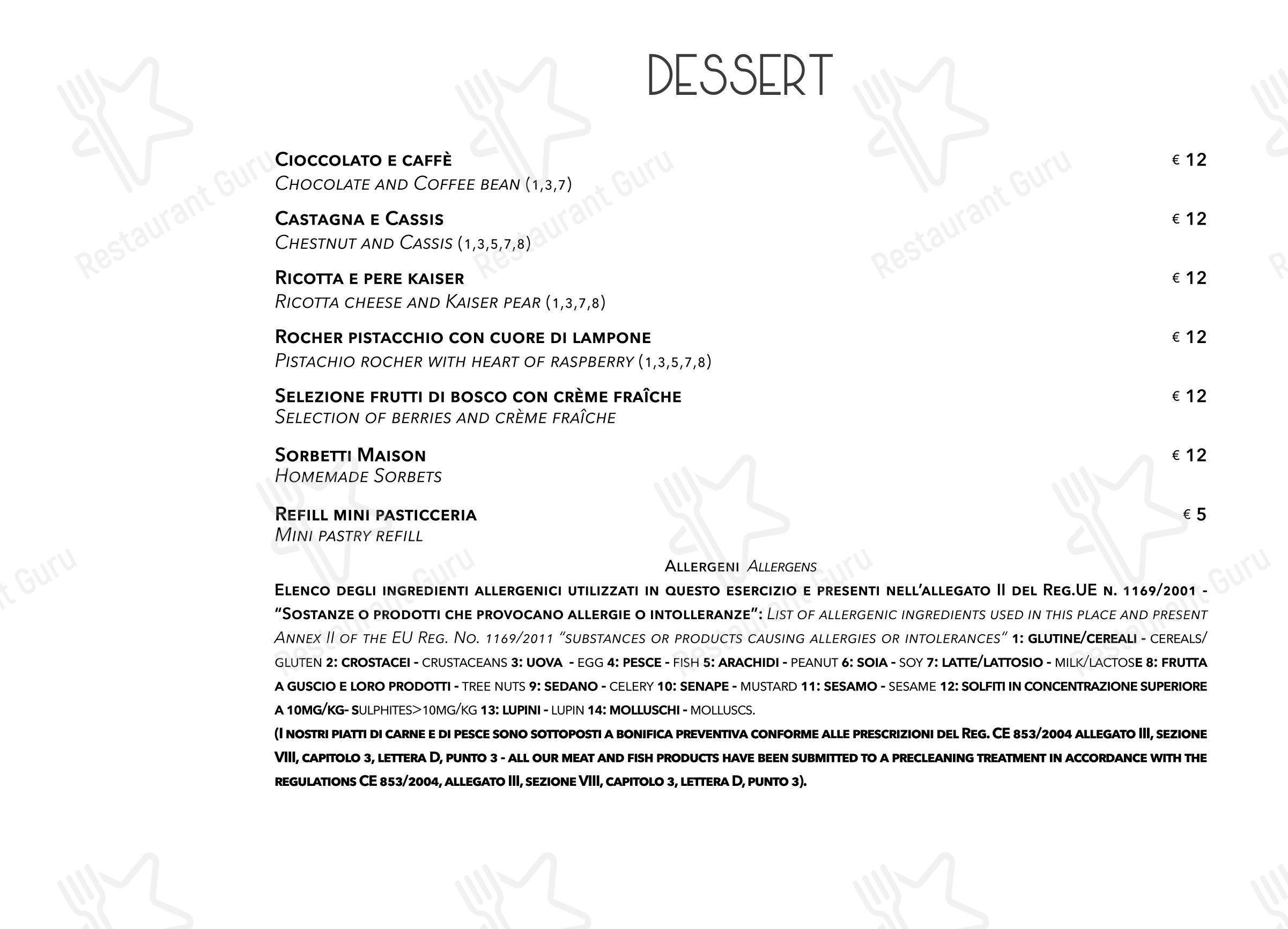 Menu di Valentyne Restaurant & Club - 菜单
