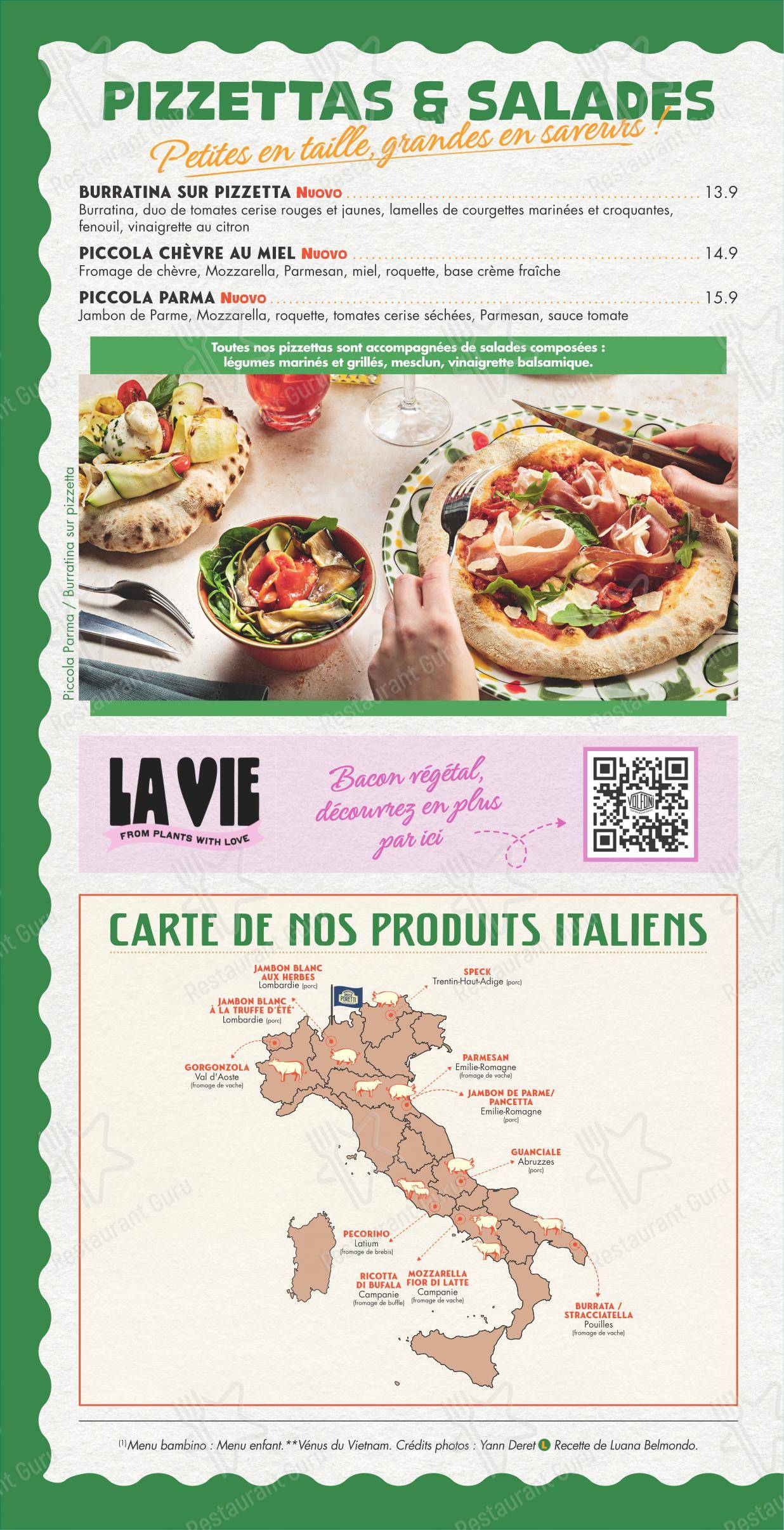 Volfoni Torcy dans Torcy - Menu